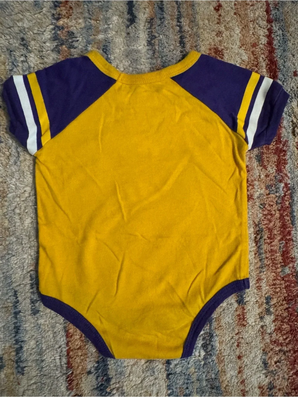 LSU Purple and Gold Baby/Infant Onesie 0-3 Months